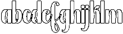Thick Blanton Outline Regular otf (400) FONT