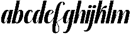 Thick Blanton Slant 12 Regular otf (400) FONT