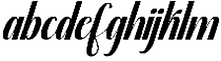 Thick Blanton Slant 18 Regular otf (400) FONT