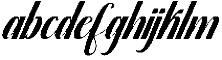Thick Blanton Slant 24 Regular otf (400) FONT