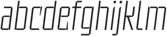UT Sracotien Oblique Condensed ExtraLight otf (200) FONT