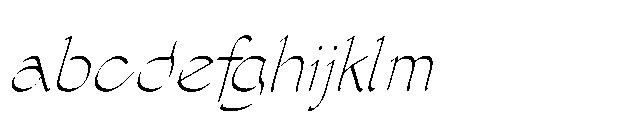 Vergils Archive Light Italic FONT