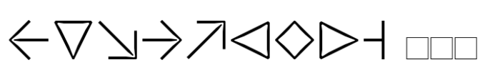 Viska Symbols Light FONT