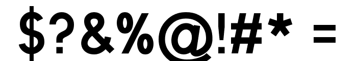 Watchword Bold Demo Font OTHER CHARS