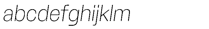 Wasa Light Italic FONT