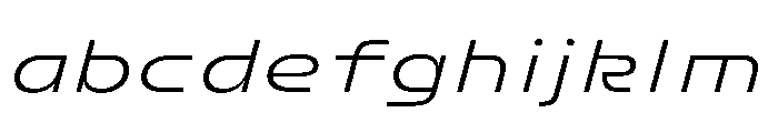 FC Crimp 521 X Expanded Italic FONT