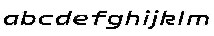 FC Crimp 541 X Expanded Bold Italic FONT