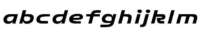 FC Crimp 551 X Expanded Extra Bold Italic FONT