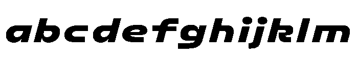 FC Crimp 561 X Expanded Black Italic FONT