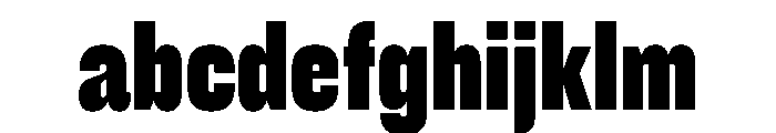 FC Cru 100 X Condensed Black FONT