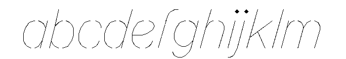 FC MAD Sans Fill Light Italic FONT