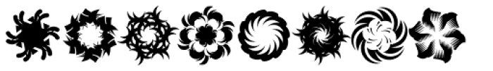 Whirligig One Font UPPERCASE