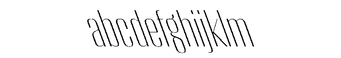 WorkhorseEmpire ExtraLightReverseOblique Instance FONT
