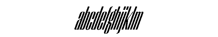 WorkhorseEmpire SemiboldCompressedOblique Instance FONT