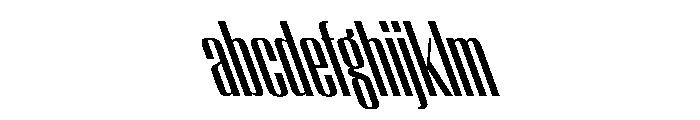 WorkhorseEmpire SemiboldCondensedReverseOblique Instance FONT