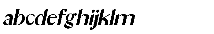 Zyvara Italic Regular FONT