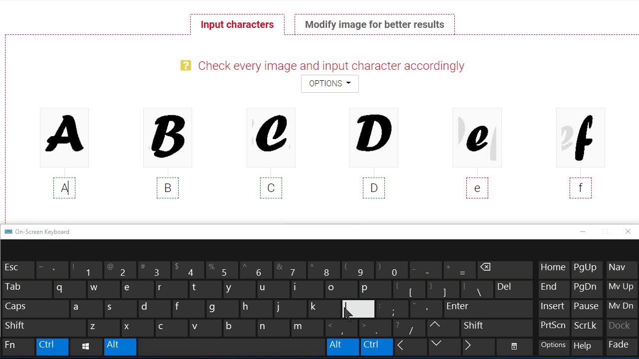 Convert all letters to lowercase