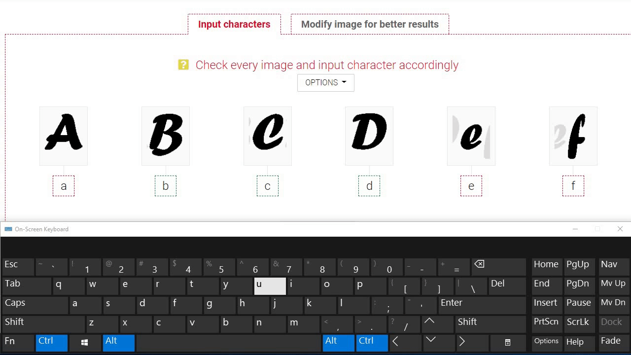 Convert all letters to uppercase