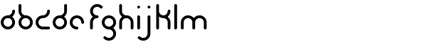 0 Gatu-Thin Font LOWERCASE