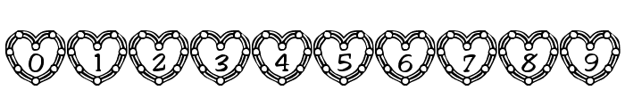101! Heart Deco Font OTHER CHARS