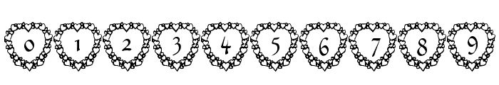 101! Heart Framed Font OTHER CHARS