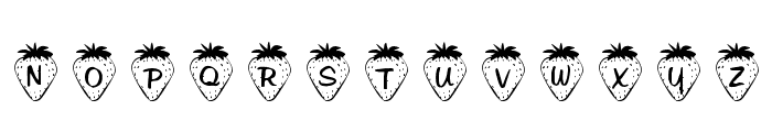 101! Strawberry Delight Font LOWERCASE