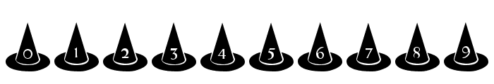 101! Witches Hat Font OTHER CHARS
