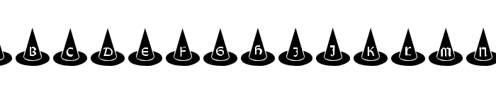 101! Witches Hat Font LOWERCASE