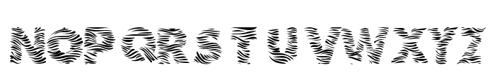 101! Zebra Print free Font - What Font Is