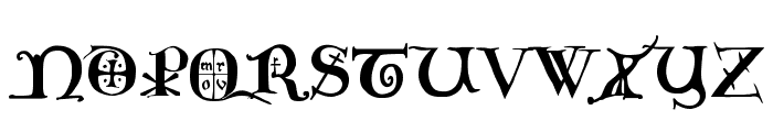 12th century caps Font UPPERCASE