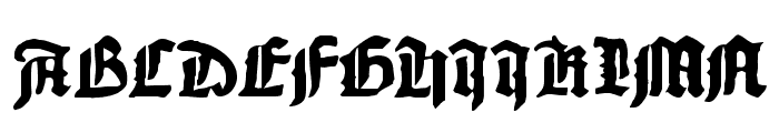 1456Gutenberg Bold Font UPPERCASE