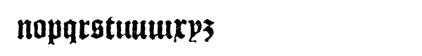 1492 Quadrata Bold Font LOWERCASE