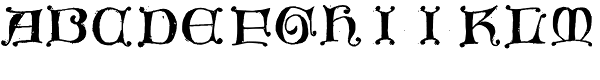 1495 Lombardes Bold Font LOWERCASE
