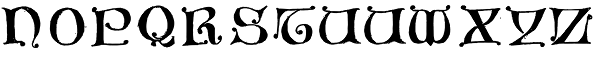 1495 Lombardes Bold Font LOWERCASE