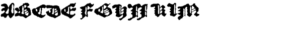 1509 Leyden Normal Font UPPERCASE
