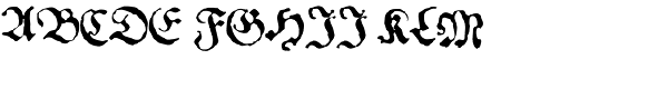 1534 Fraktur Normal Font UPPERCASE