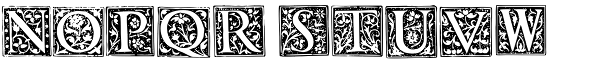 1565 Renaissance Font UPPERCASE