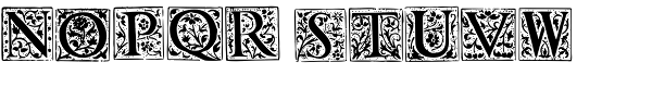 1565 Renaissance Font LOWERCASE