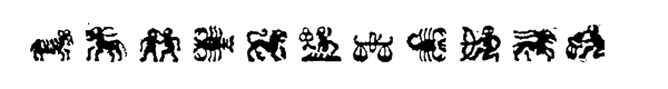 1689 Almanach Symbols Font UPPERCASE