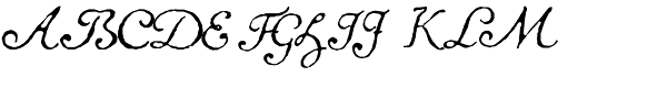 1741 Financiere Italic Font UPPERCASE