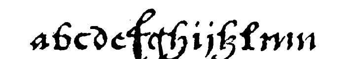 1742Frenchcivilite Font LOWERCASE