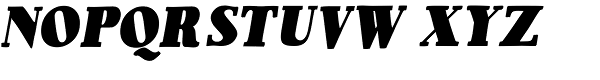 1890 Notice Italic Font UPPERCASE