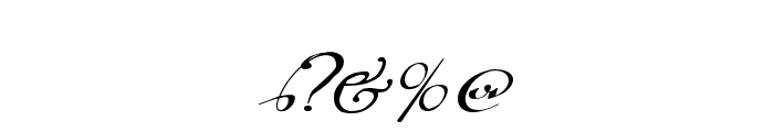 18th Century Kurrent Start Font OTHER CHARS