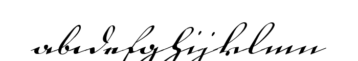 18th Century Kurrent Start Font LOWERCASE