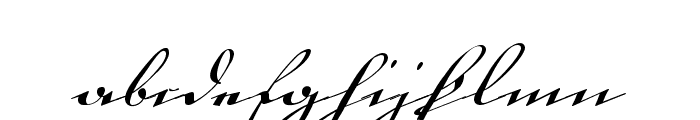 18th Century Kurrent Text Font LOWERCASE