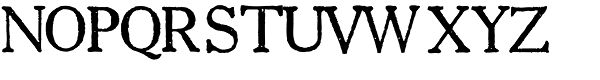 1906 French News Caps Normal Font UPPERCASE