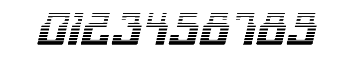 1968 Odyssey Gradient Italic Font OTHER CHARS