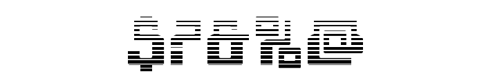 1968 Odyssey Gradient Font OTHER CHARS