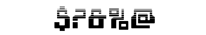 1968 Odyssey Halftone Font OTHER CHARS