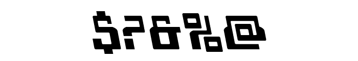 1968 Odyssey Leftalic Font OTHER CHARS